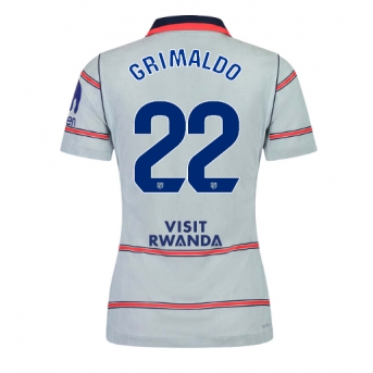 Atletico Madrid Alejandro Grimaldo #22 Maglia Gara Terza Repliche 2026-27 Donna Maniche Corte
